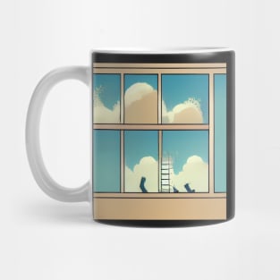 Window cleaner | Comics style Mug